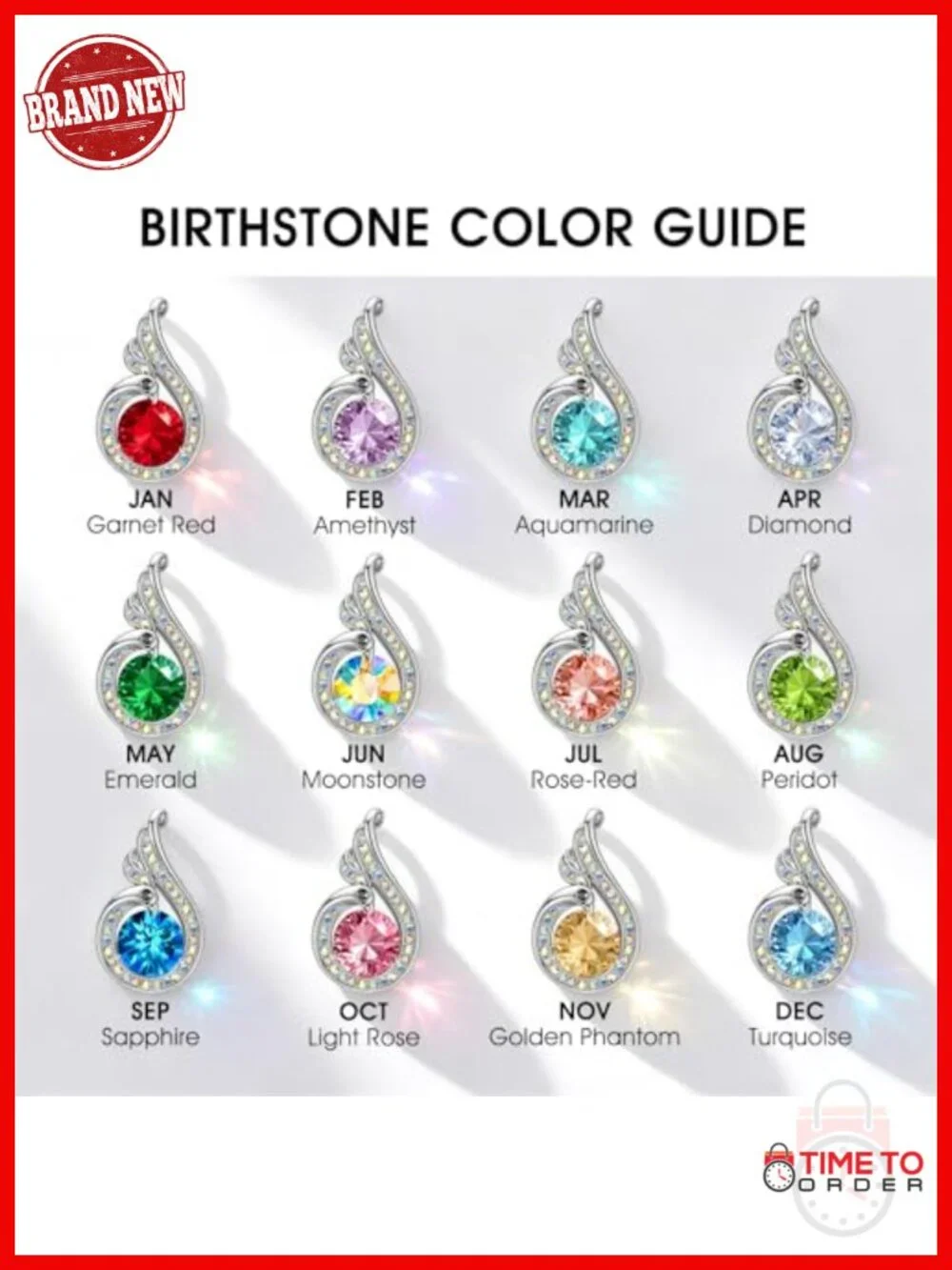 White Gold Plated Phoenix Pendant Necklace with Austrian Crystals